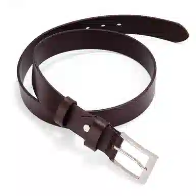 牛当家 针扣简约时尚 皮带 男女同款情侣款