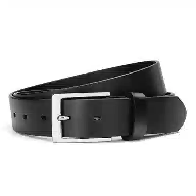 牛当家 针扣简约时尚 皮带 男女同款情侣款