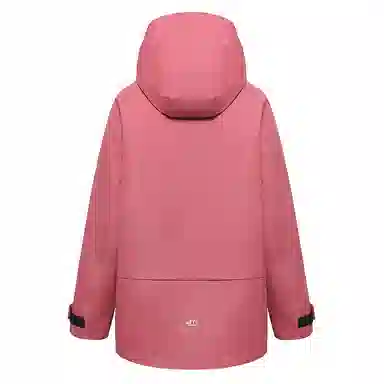 鸭鸭 可拆卸内胆三合一三防连帽纯色长袖羽绒服 女款