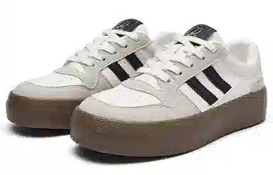 拉夏贝尔 合成革 百搭舒适 增高轻便 低帮 板鞋 女款