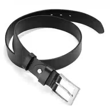 牛当家 针扣简约时尚 皮带 男女同款情侣款