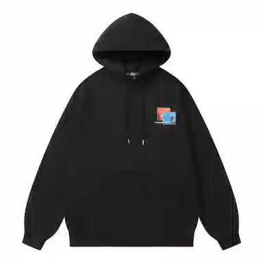 三体 二向箔系列 休闲防风重磅日常通勤保暖连帽落肩厚款卫衣 男女同款