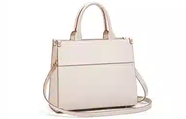 宫选 荷花系列 新潮古风复古香风 简约玉佩挂件 荷花莲花刺绣 山水庭院 牛皮 单肩斜挎手提包 小号 女款 荷塘月色