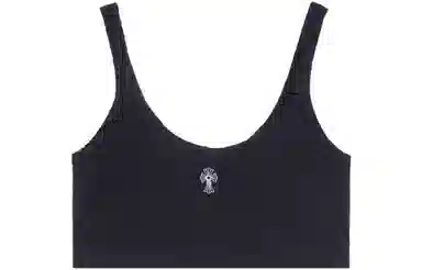 Chrome Hearts Logo Embroidered Tank Black