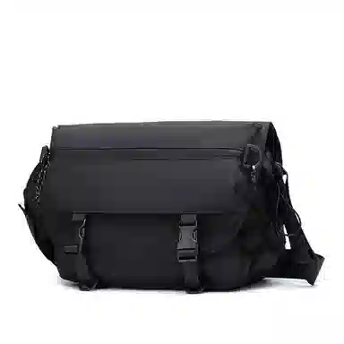 TAKITAKI Oxford Messenger Bag Black