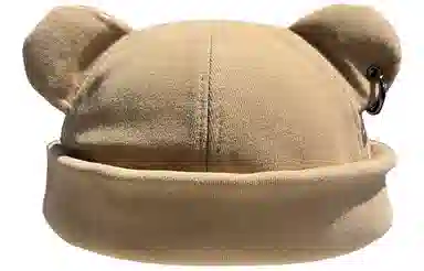 优幽兰 韩版显脸小圆帽防风防寒保暖大头围纯色高级感小众 棉 渔夫帽 女款