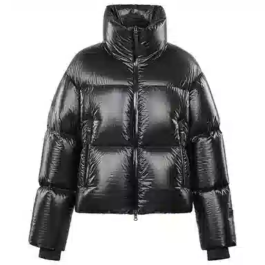 高梵 黑金英国皇室高定传世珍奢三格短款羽绒服 女款 黑色