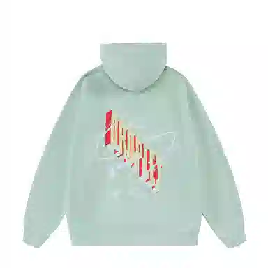 三体 水滴一个来自星球的馈赠系列 宽松套头休闲日常简约易搭亲肤保暖防风纯棉重磅长袖情侣连帽卫衣 男女同款