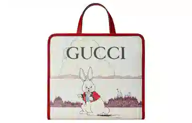 Gucci Canvas Tote Bag Kids Multicolor