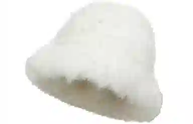 优幽兰 韩版显脸小 纯色防风防寒 加厚保暖高级感小众 兔毛混纺 渔夫帽 女款