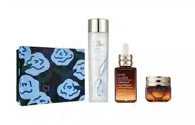 雅诗兰黛 小棕瓶原生液两件套三件套花意礼盒 补水保湿