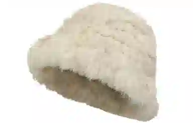 优幽兰 韩版显脸小 纯色防风防寒 加厚保暖高级感小众 兔毛混纺 渔夫帽 女款