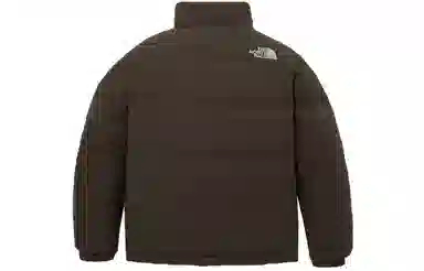 The North Face Logo Reversible Down Jacket Brown