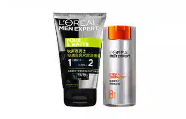 欧莱雅 男士双效洗面奶套装