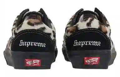 Supreme x Vans Old Skool Leopard Black