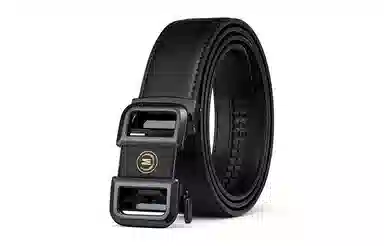 马莎兰缇 中国风印花超薄 纯色自动扣皮带 皮带组合套装 代写贺卡高档礼盒 头层牛皮 钱包 常规 男款 黑色