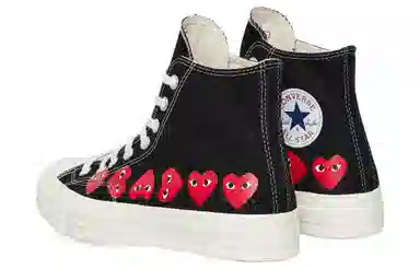 Converse x CDG Play Multi Heart Chuck 70 Hi