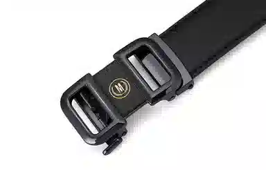 马莎兰缇 中国风印花超薄 纯色自动扣皮带 皮带组合套装 代写贺卡高档礼盒 头层牛皮 钱包 常规 男款 黑色