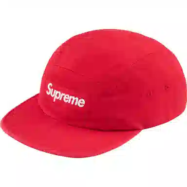 Supreme FW23 WEEK 1 WASHED CHINO TWILL CAMP CAP