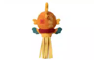 问童子 凤雏挂偶 龙年布艺钥匙扣 玩偶 毛绒挂件