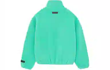 Fear of God Essentials SS24 Polar Fleece Halfzip Mockneck Mint Leaf