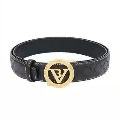 Nine Nail Retro Leather Belt