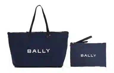 Bally Tote Bag Navy