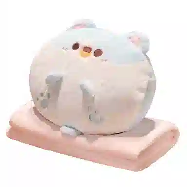 公主恋人 可爱小动物三用抱枕毯 玩偶周边