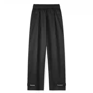 FIDO DIDO Logo Embroidered Straight Pants