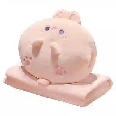 公主恋人 可爱小动物三用抱枕毯 玩偶周边