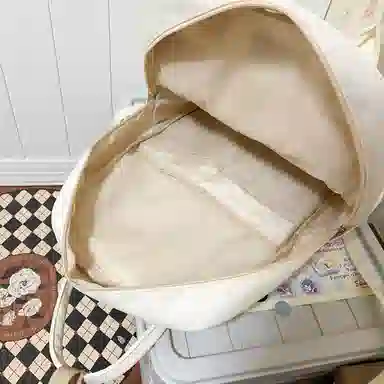 尼格尔大容量双肩包女高中生尼龙电脑旅行背包初中生书包女大学生韩版高颜值 多色