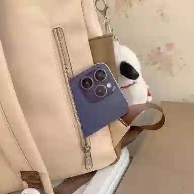 尼格尔大容量双肩包女高中生尼龙电脑旅行背包初中生书包女大学生韩版高颜值 多色