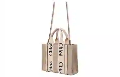 Chloe Woody Logo Tote