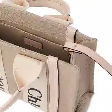 Chloe Woody Logo Tote