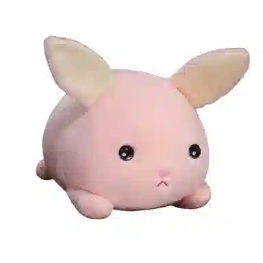 波比熊 可爱趴姿兔子 玩偶 毛绒公仔