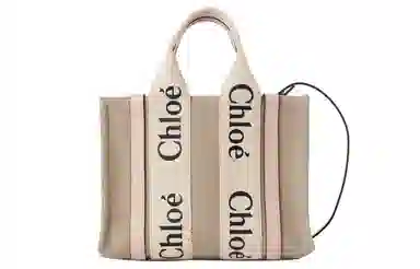 Chloe Woody Logo Tote