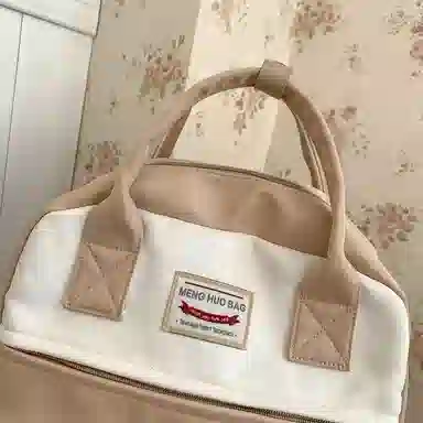 尼格尔大容量双肩包女高中生尼龙电脑旅行背包初中生书包女大学生韩版高颜值 多色