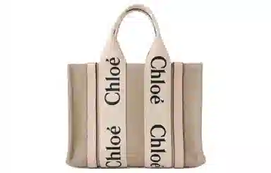 Chloe Woody Logo Tote