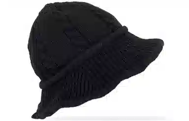 优幽兰 韩版显脸小大头围防风防寒加厚保暖针织高级感 聚酯纤维 渔夫帽 女款