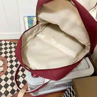 尼格尔大容量双肩包女高中生尼龙电脑旅行背包初中生书包女大学生韩版高颜值 多色