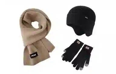 匹克 高级感韩版 软糯保暖 绒线围巾 男女同款情侣款