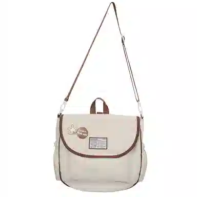 尼格尔 学生斜挎包女生单肩包韩版尼龙初中高中上课补习书包百搭包包 多色