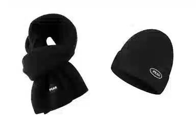 匹克 小清新文艺范纯色防寒保暖 绒线围巾 男女同款情侣款