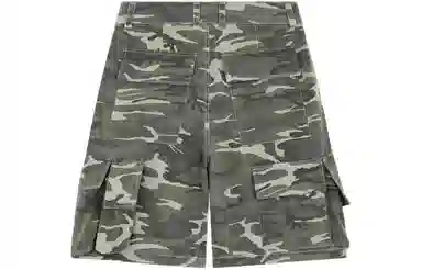 WE11DONE SS24 Camo Cargo Shorts