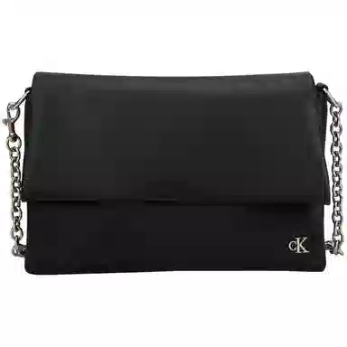 Calvin Klein Chain Flap Bag Black