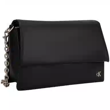 Calvin Klein Chain Flap Bag Black