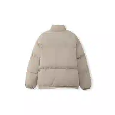 Wo Shi Da Wei Short Puffer Jacket Light Khaki