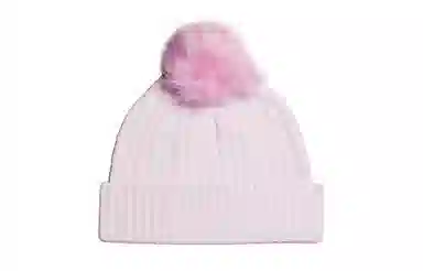 lululemon Pom Pom Cable Knit Hat Ivory Pink