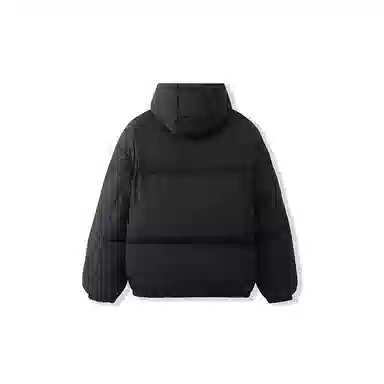 我是大卫 日系纯色休闲短款保暖加厚连帽棉服 男女同款