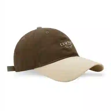 白卷 软顶休闲复古撞色字母棒球帽 嘻哈防晒遮阳帽 男女同款